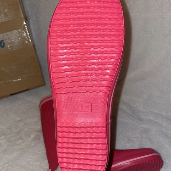 NWT NATURINO RAIN BOOT Wellies in Fuchsia - Picture 13 of 13